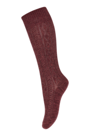 MP Denmark Wally knee socks hot chocolate