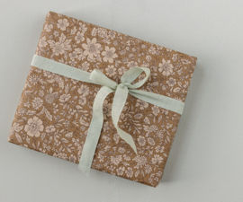 Maileg Gift wrap, Blossom ocher - 10 m