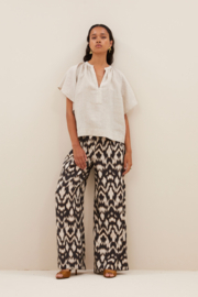 By Bar benji brown batik pants | brown batik