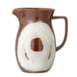 Bloomingville Willow jug brown stoneware