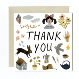 Gemma Koomen 'Thank You ' greeting card