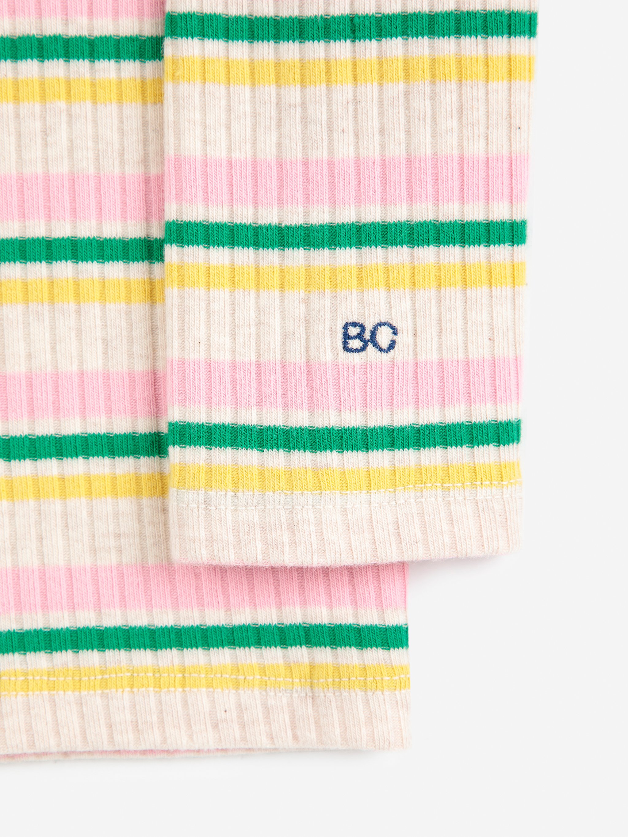 Bobo Choses Striped turtle neck T-shirt