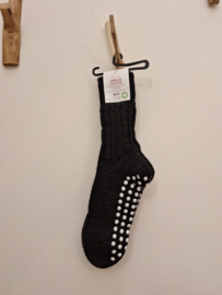 Hirsch Natur wollen sok donkergrijs anti-slip