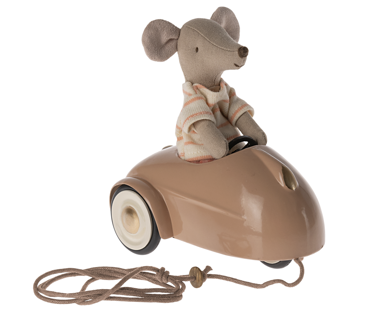 Maileg Mouse car dark powder