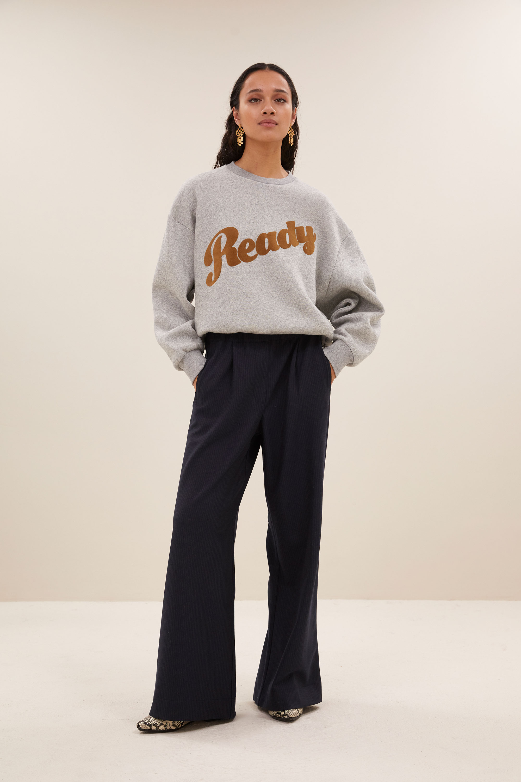 By Bar bibi ready sweater grey melee