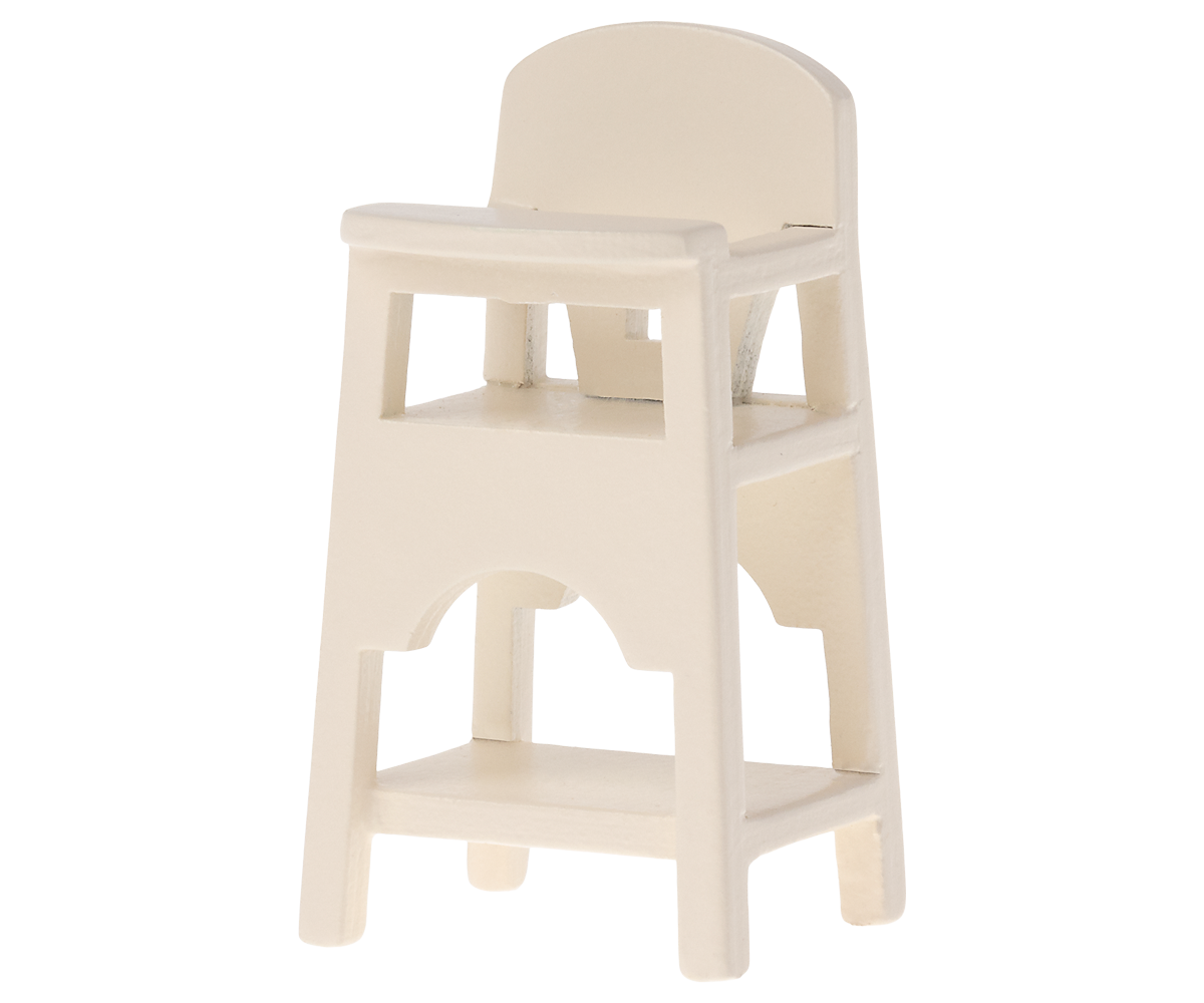 Maileg High chair mouse off white
