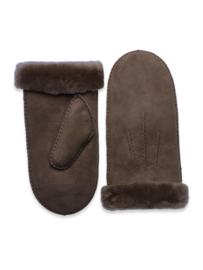 Rosemunde RHSydney Shearling Stitch Mittens 898 coffee brown