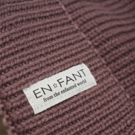 Enfant Beanie with Lining Rose Taupe