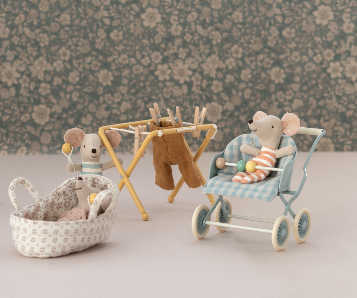 Maileg Drying rack mouse