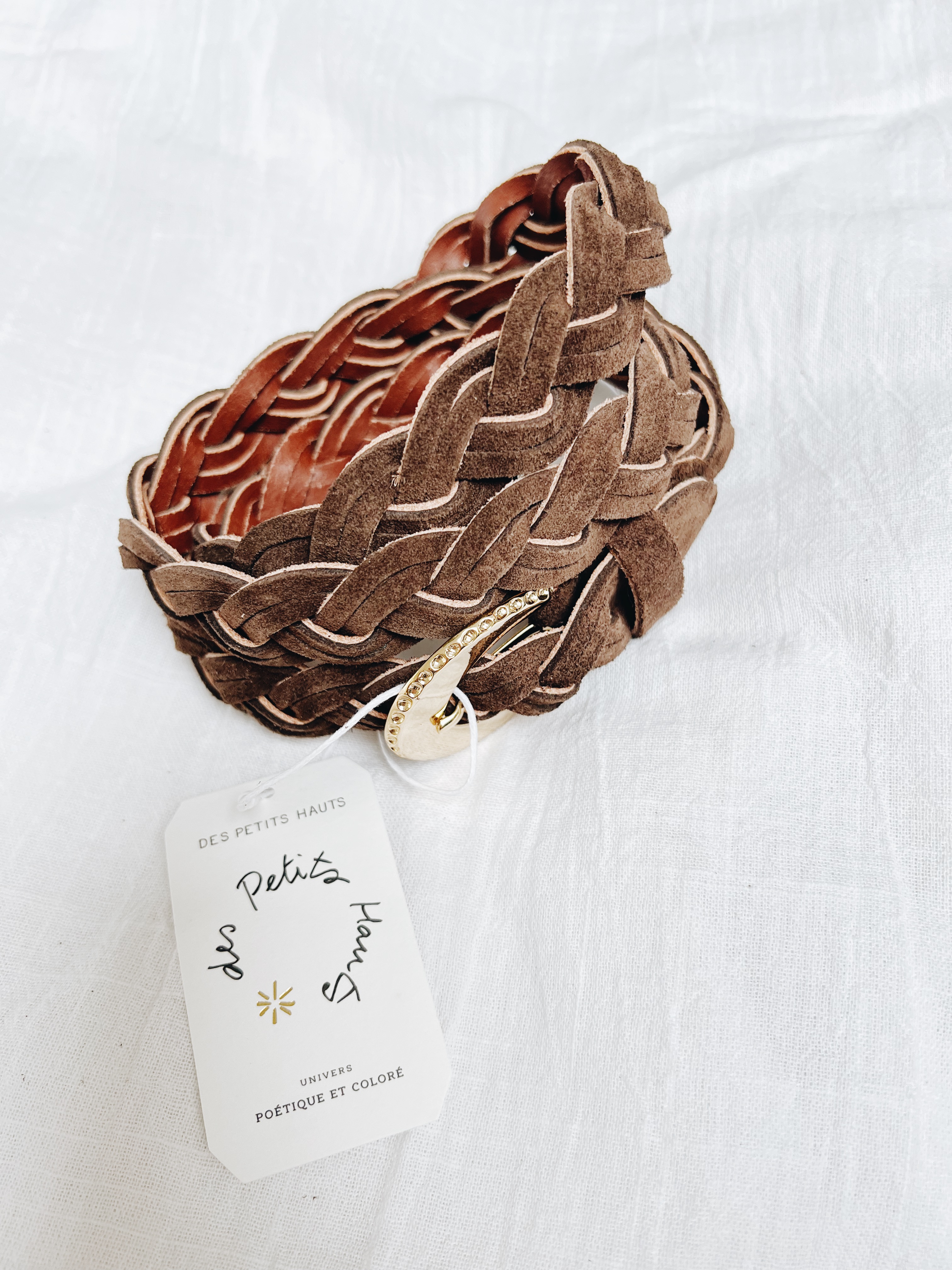 Des Petits Hauts NEFLE Ceinture CHOCOLAT