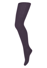 MP Denmark wool rib tights dark purple