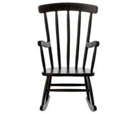 Maileg rocking chair, mouse- anthracite
