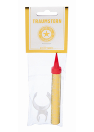 Wondercandle Traumstern Goldstück with bottleclip