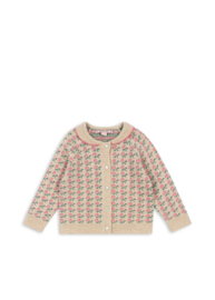 Konges Slojd Belou knit cardigan, rose