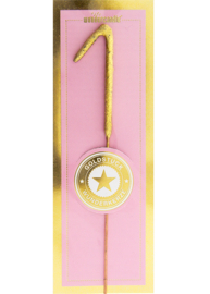 Wondercandle 1 mini gold pink Goldstück