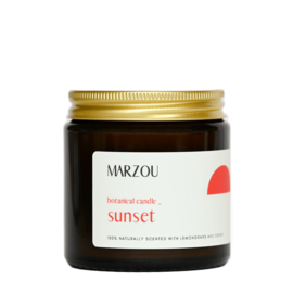 Marzou Sunset botanical candle