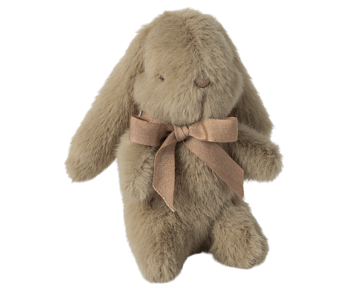 Maileg Bunny plush, Mini - Dusty brown