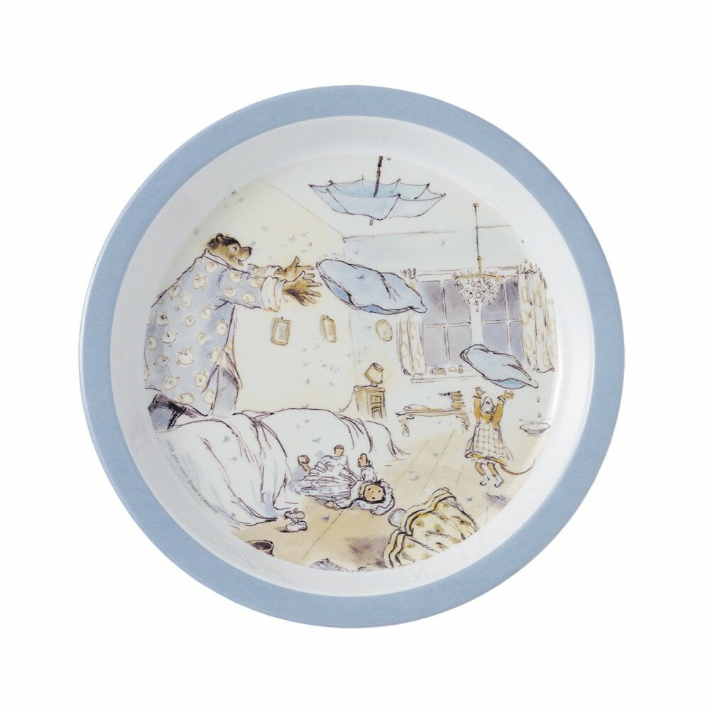 Ernest et Celestine bord blauw 18 cm