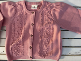 Enfant Cardigan Knit Bridal rose