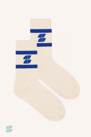 By Bar logo socks | queens blue