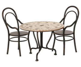 Maileg Dining table, Set with 2 chairs