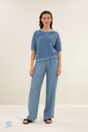 By Bar neva slub top | blue stone