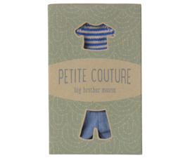 Maileg Knitted sweater and pants, Big brother mouse
