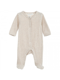 Serendipity newborn rib suit oat