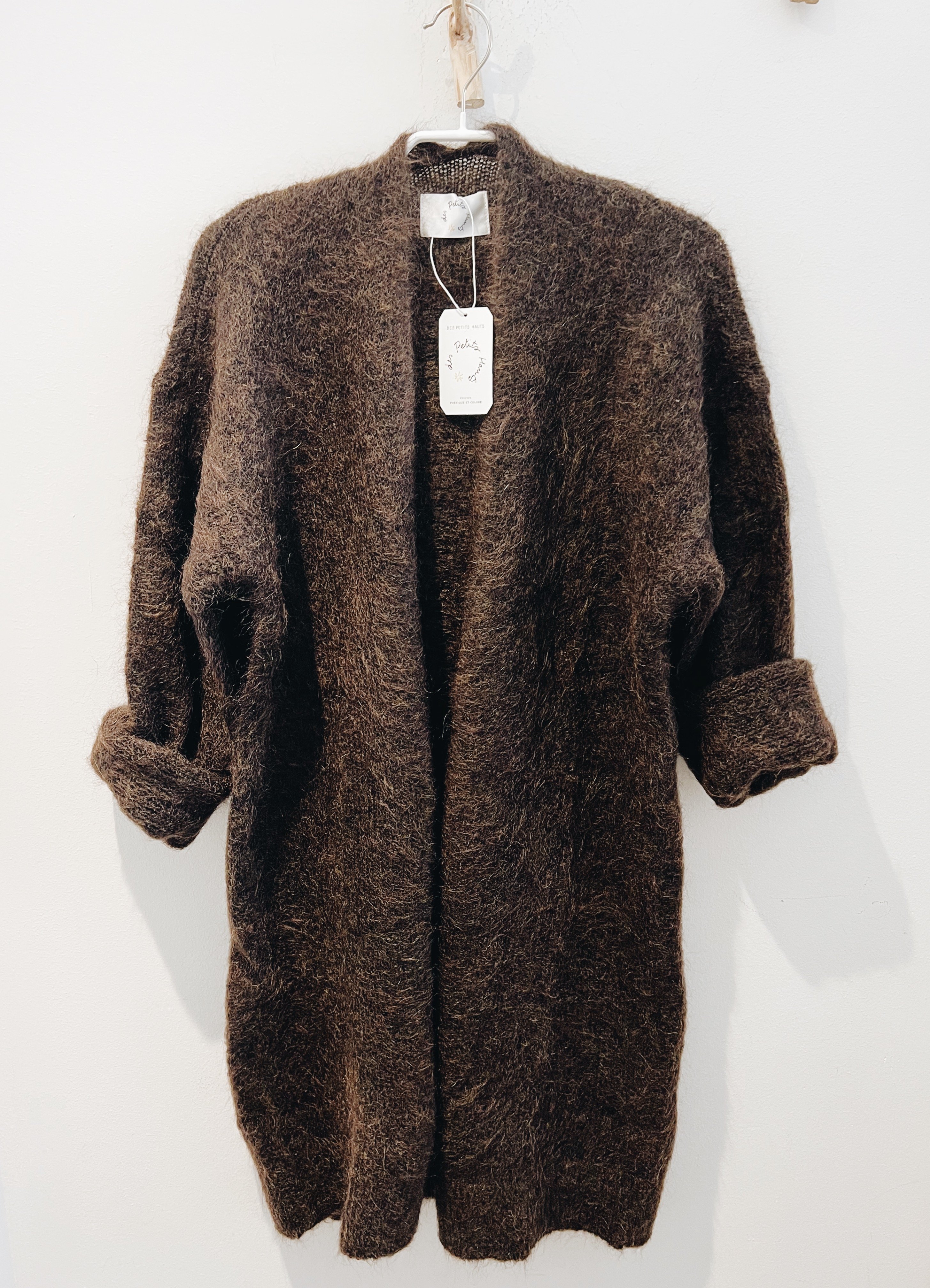 Des Petits Hauts ALFA Cardigan COFFEE