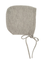 Hvid Bonnet Dolly Grey melange