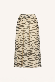 By Bar juta zebra skirt | sand zebra print