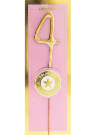 Wondercandle 4 mini gold pink Goldstück