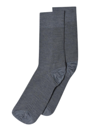 MP Denmark crafted regular socks denim melange