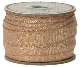 Maileg lint 20 m vintage roze goud