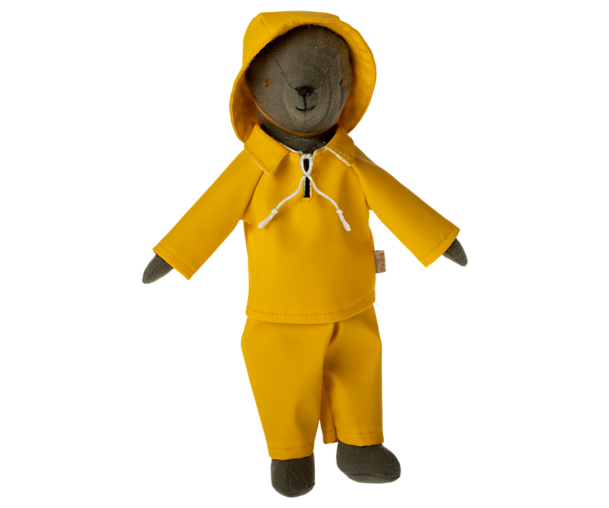 Maileg Rainwear with hat Teddy dad