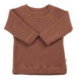 Joha blouse with long sleeves red/brown