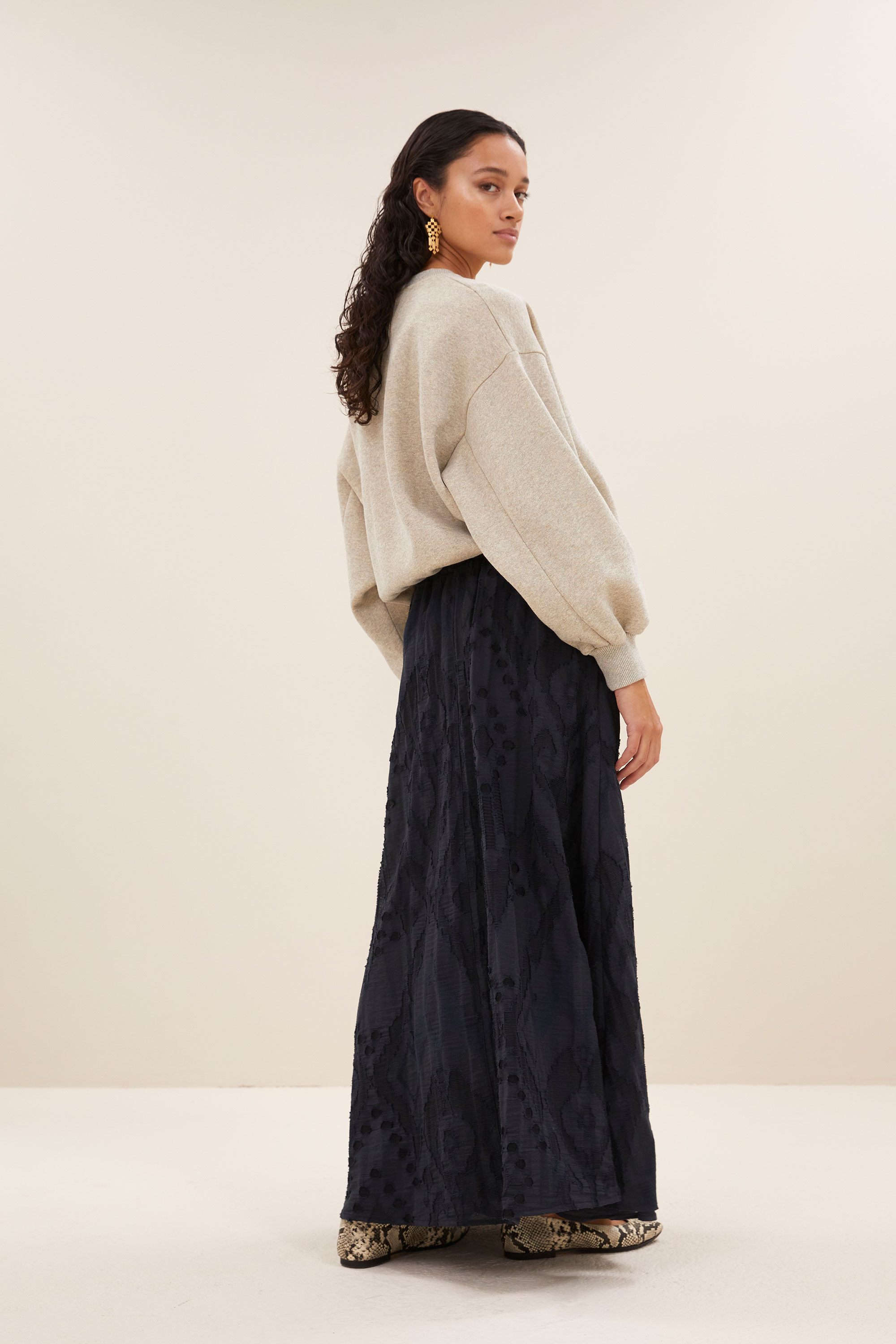By Bar bibi Bodil sparkle sweater Gold