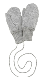 Disana boiled wool gloves grey