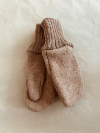 Disana Boiled wool gloves Caramel