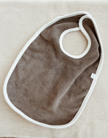 Popolini bib terry organic GOTS grey