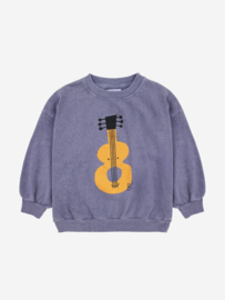 Bobo Choses acoustic guitar sweatshirt prussian blue