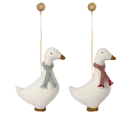 Maileg goose ornament red or blue