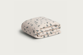 Garbo&Friends- muslin filled blanket- blueberry