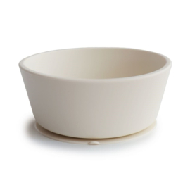 MUSHIE - Silicone bowl Ivory