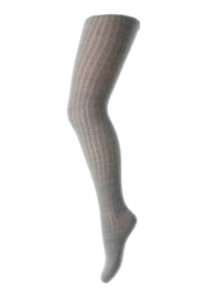 MP Denmark wool rib tights grey melange