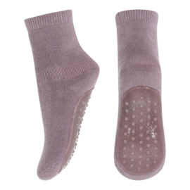MP Denmark cotton socks with anti-slip elderberry