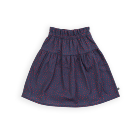 CarlijnQ Mini dots on blue skirt