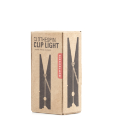 Book light Clothespin clip