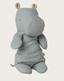 Maileg Safari Friends medium Hippo - blue grey