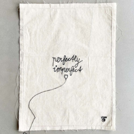 Stitched art- 'Perfectly imperfect'